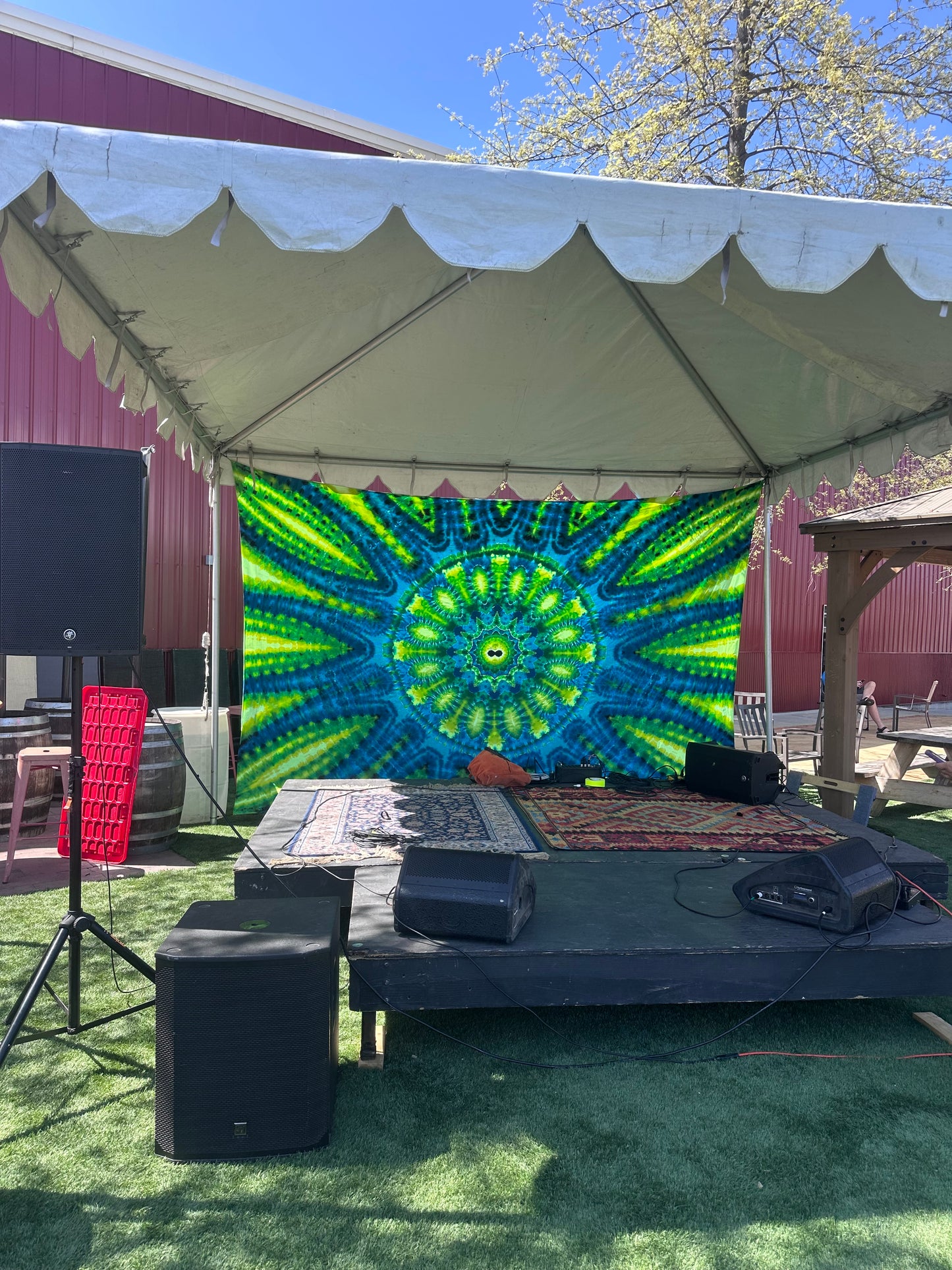 Octopus Glow Tapestry